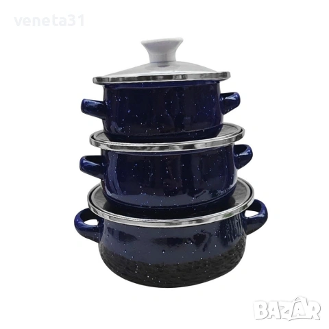 Комплект от 3 тенджери - 16см, 18см, 20см