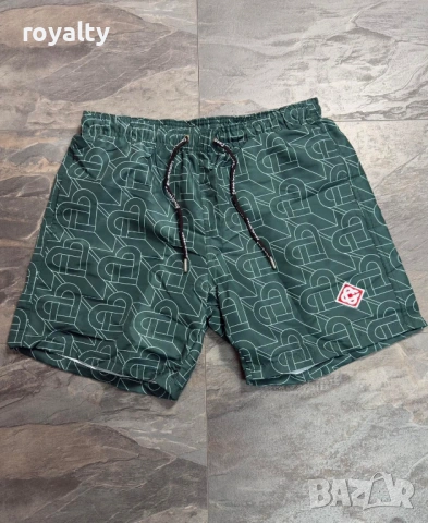 Casablanca Нови Зелени Летни Мъжки Шорти Monogram Jacquard