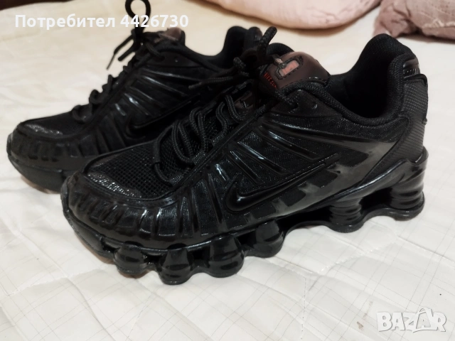 обувки Nike Shox triple black