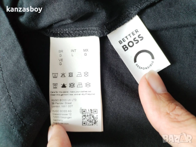 hugo boss green - страхотна мъжка тениска XL , снимка 7 - Тениски - 54662714
