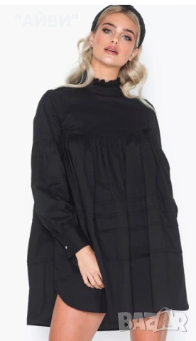 ONLY Нова памучна рокля тип риза, снимка 4 - Рокли - 54056612