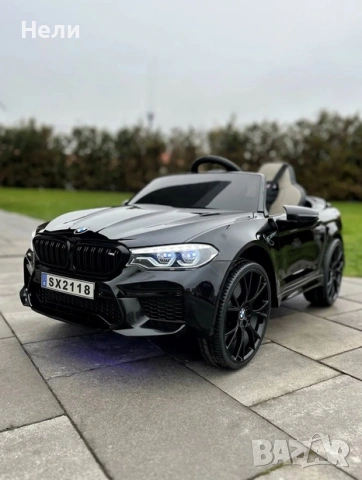 Aкумулаторна кола Bmw M5 Premium 24V/7Ah,500W Drift функция, снимка 9 - Детски велосипеди, триколки и коли - 37299379
