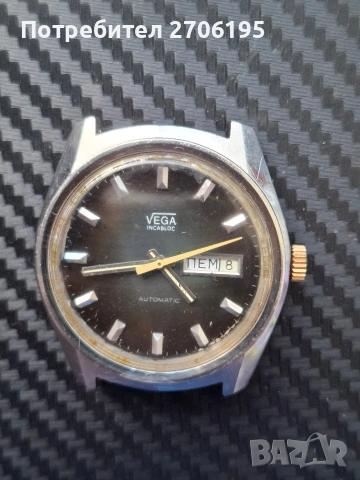 Часовник Vega Incabloc 25 jewels, снимка 3 - Мъжки - 54654784