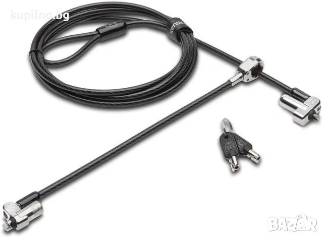 Двойна ключалка за лаптопи DELL , черна Kensington K67995WW N17, снимка 4 - Части за лаптопи - 54602819