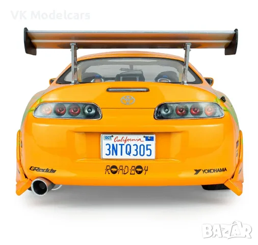 Brian's Toyota Supra Mk4 (A80) - The Fast and the Furious 1:18 SOLIDO, снимка 4 - Колекции - 55579397
