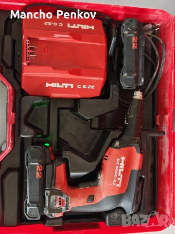 Hilti NURON SD 5000-22 БЕЗКАБЕЛЕН ВИНТОВЕРТ ЗА ГИПСОКАРТОН, снимка 3 - Винтоверти - 54596577