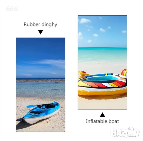 Комплект от 4 въздушни клапана за лодка, PVC, черен, 4.00x3.50x3.50см, снимка 6 - Други стоки за дома - 55441473