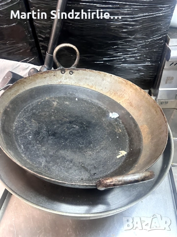 Газов котлон с уок горелка + стойка – професионален с комплект тигани, снимка 10 - Обзавеждане на кухня - 54096846