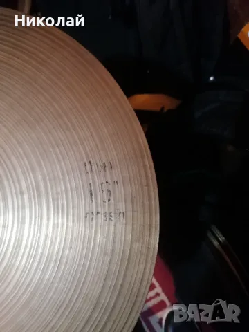 Краш чинел Zanki/UFIP 16", снимка 2 - Ударни инструменти - 55637437