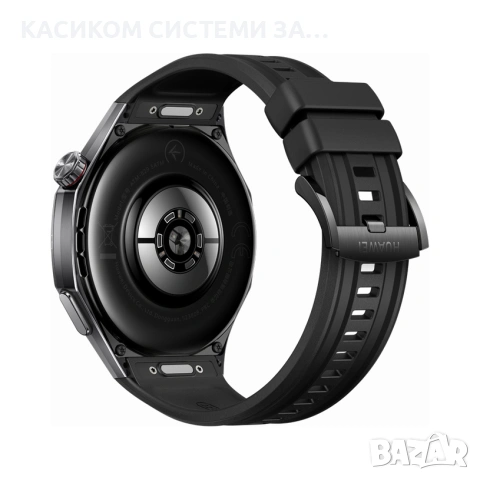 Huawei Watch GT6 Pro Pro Black ATM-B29F Black Fluoroelastomer Strap 46 MM, GPS, ПУЛСОМЕР, SPO2, снимка 5 - Смарт часовници - 54993264