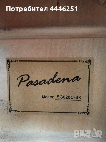 Продавам електро акустична китара Pasadena SG028C-BK с Fishman 301, снимка 7 - Китари - 54369315