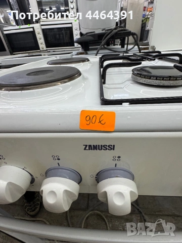 Готварска комбинирана печка ZANUSSI , снимка 2 - Печки, фурни - 54359998