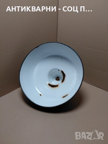 Соц Стара Емалйрана Лампа. НОМЕР 1799., снимка 4 - Антикварни и старинни предмети - 54370932