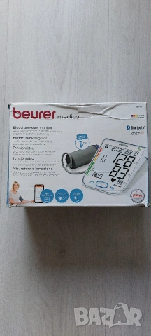 Апарат за кръвно налягане Beurer BM 77 Bluetooth, XXL дисплей, Индикатор за покой
