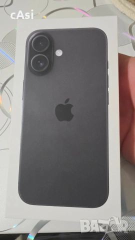 НОВ Iphone 16 128gb Black Айфон 16 Черен