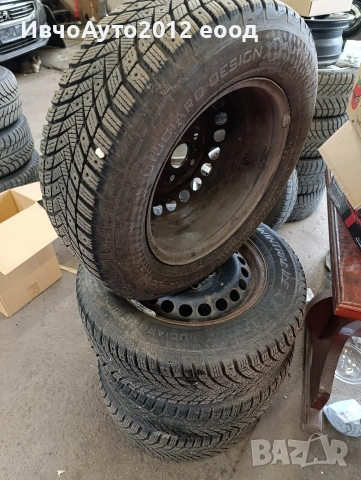 Комплект метални джанти със зимни гуми 195/65/15 Vw passat audi A3 A4 golf 5/6 seat skoda , снимка 3 - Гуми и джанти - 54366098