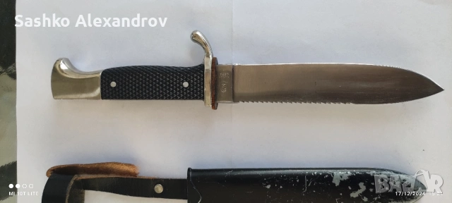 Автентичен Solingen Anton Wingen Jr. (Othello) – Потвърден! , снимка 6 - Други ценни предмети - 54207487