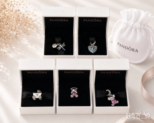 Cребърни талисмани и висулки за гривни Пандора/ Pandora, снимка 3 - Гривни - 25978257
