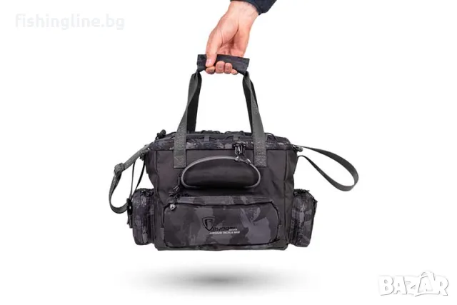 Fox Rage Camo Voyager Medium Tackle Bag – риболовна чанта с 6 кутии, снимка 3 - Екипировка - 55430329
