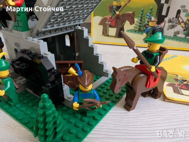 Lego Castle Forestmen 6066 Camouflaged Outpost, снимка 2 - Конструктори - 54391271