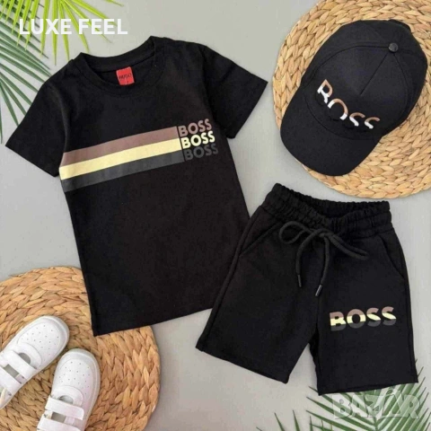 Boss✨Комплекти с Шапка ✨Лого Бродирано ✨ , снимка 3 - Детски комплекти - 54259535