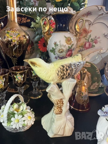 Royal Dux Czechoslovakia Circa 1955 - прекрасна птица Код P2053, снимка 2 - Колекции - 53955646