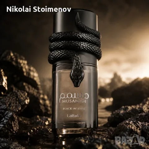 Lattafa Musamam Black Intense 100 мл – Луксозен парфюм за него и нея с дървесен аромат, уд, какао и , снимка 2 - Мъжки парфюми - 55408689