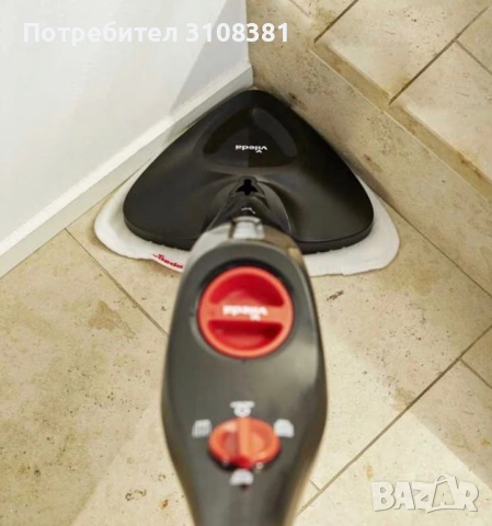 Vileda Steam Plus Power Pad Steam Mop, снимка 3 - Парочистачки и Водоструйки - 54247630