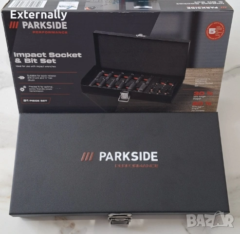 Ударни вложки и битове Parkside Performance Impact Set 21 части – нови, снимка 5 - Други инструменти - 55013905