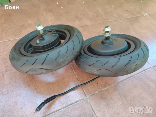 Гуми за Тротинетка, с двигател, и предна джанта, снимка 5 - Гуми и джанти - 54317285