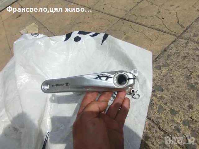 Курбел за велосипед колело Shimano deore xt , снимка 3 - Части за велосипеди - 51460615