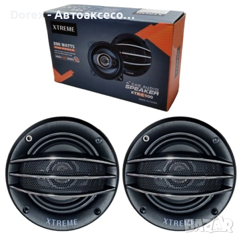 Тонколони XTreme 10cm 200W (2бр.)  XTR-C100 (м)