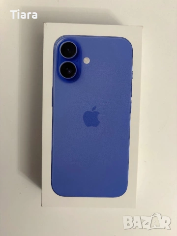 iPhone 16, 128GB, Blue – Перфектно състояние, без забележки!