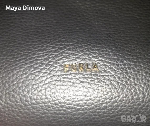 FURLA Кожена чанта LARA, снимка 6 - Чанти - 55423989