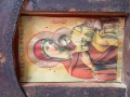 Домашен иконостас , икона със свещник , кандило, снимка 3