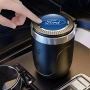 Стилен пепелник за автомобил FORD с LED осветление и капак, снимка 6