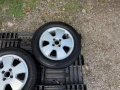 2бр.НОВИ Резервни гуми+АЛУМИНИЕВИ ДЖАНТИ 15цола 4x100-Opel,Chevrolet,Fiat, снимка 4