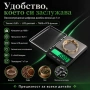 Професионална бижутерска електронна везна за злато бижута 0.01 до 1000г, снимка 6