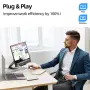 НОВ INGNOK YN02D – Преносим МОНИТОР 15.6” Full HD с USB-C и HDMI, снимка 5