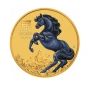 Златна монета 1/10 унция Лунар 3 година на коня 2026 цветна.Лимитиран тираж., снимка 1