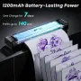 Портативен принтер за татуировки пренос на татуси с Bluetooth и USB, за шаблони и печат, снимка 7