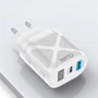 65W GaN зарядно устройство USB-C PD & USB-A QC 3.0 – Бързо зареждане за iPhone, Samsung 10326, снимка 16