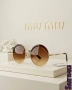 слънчеви очила с калъф miu miu , снимка 8