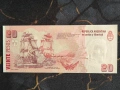 Банкнота - Аржентина - 20 песо UNC | 2003г., снимка 2