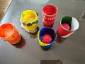 Нарисувани бурканчета и чаши, снимка 1
