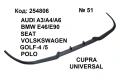 Спойлер Лип Универален CUPRA Audi VW BMW Seat, снимка 1