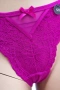 Hunkemöller дамско дантелено долнище, размер S, цвят фуксия, снимка 3