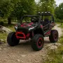 Детско електрическо бъги 4×4 с дистанционно, LED, USB и MP3 – 4 мотора, снимка 2