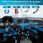 N2215 Bluetooth 5.0 1 Din автомобилно радио, 9-12V, AM/FM, 2 USB, AUX/SD/TF/MP3, 4-канален , снимка 5