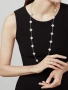 Van Cleef & Arpels VCA 20 Motifs Silver Diamonds Vintage Alhambra Long Clover Дамско Колие, снимка 10